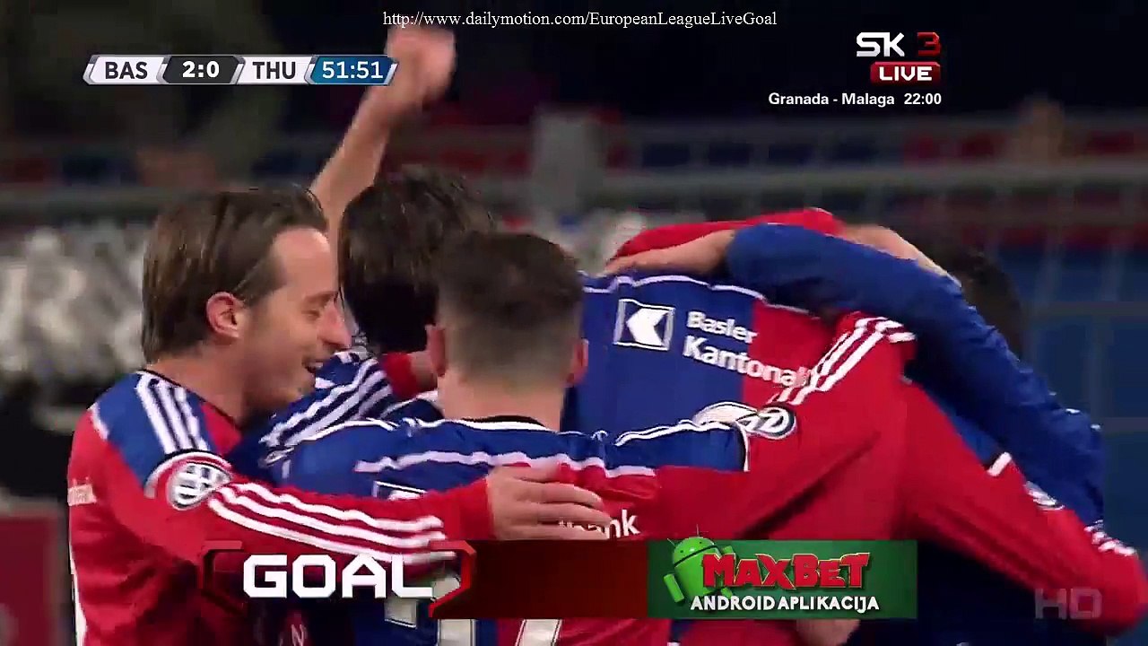 All Goals | Basel 3-0 Thun 07.03.2015 HD