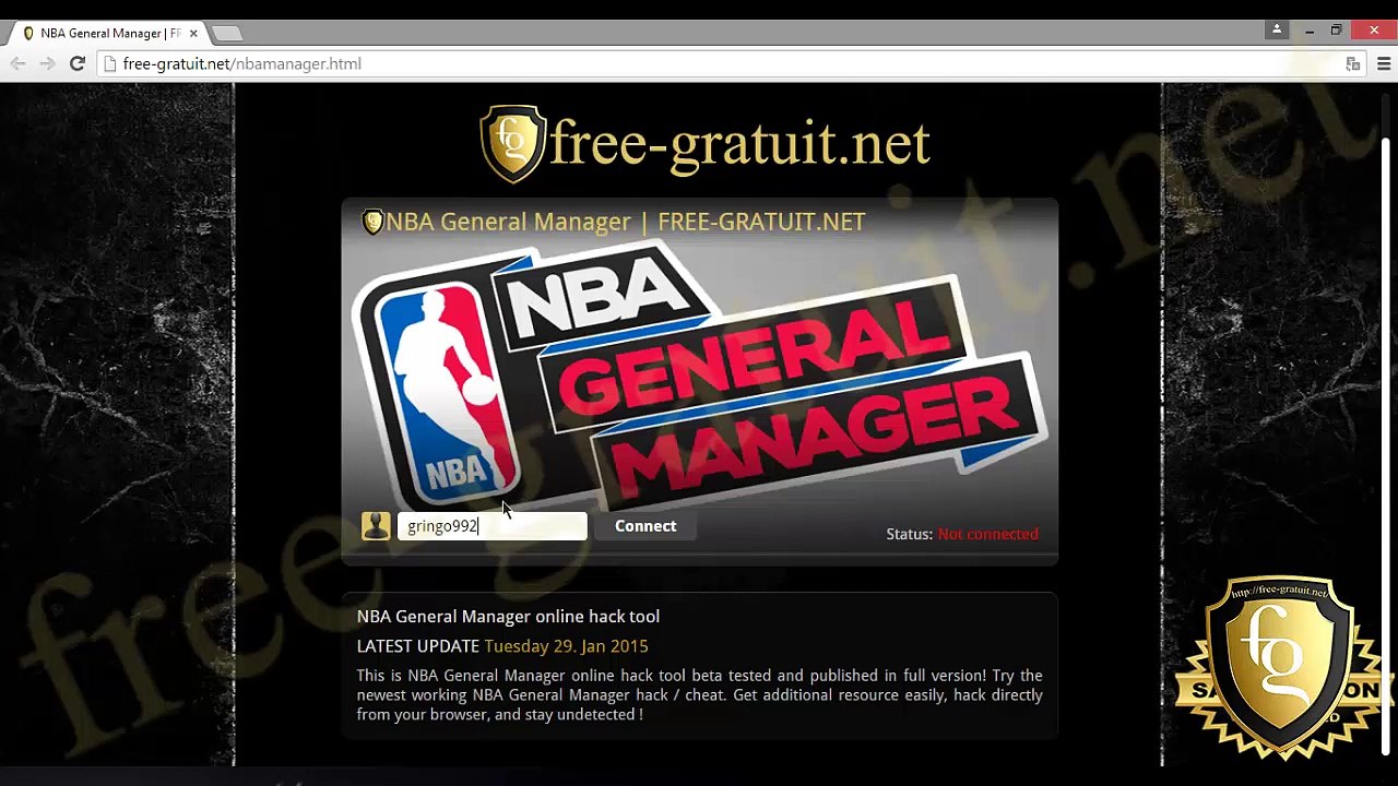 NBA General Manager 2015 - TRICHE GRATUIT!! (download free hack)
