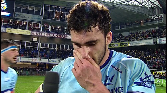 TOP14 - Clermont-Bayonne: Interview Charles Ollivon (BAY) - J19 - Saison 2014/2015