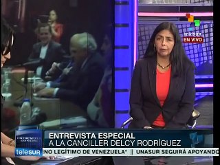 Delcy Rodríguez: intentar derrocar un gobierno es un delito
