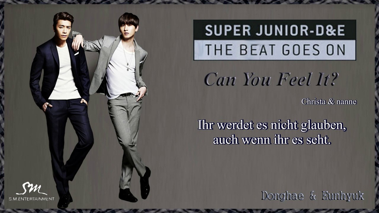 Super Junior D&E - Can You Feel It? k-pop [german Sub] First Album The Beat Goes On