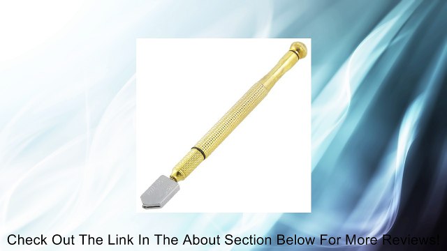 Nonslip Handle Carbide Tip Glass Cutter Gold Tone 10mm-20mm 6.8 Review