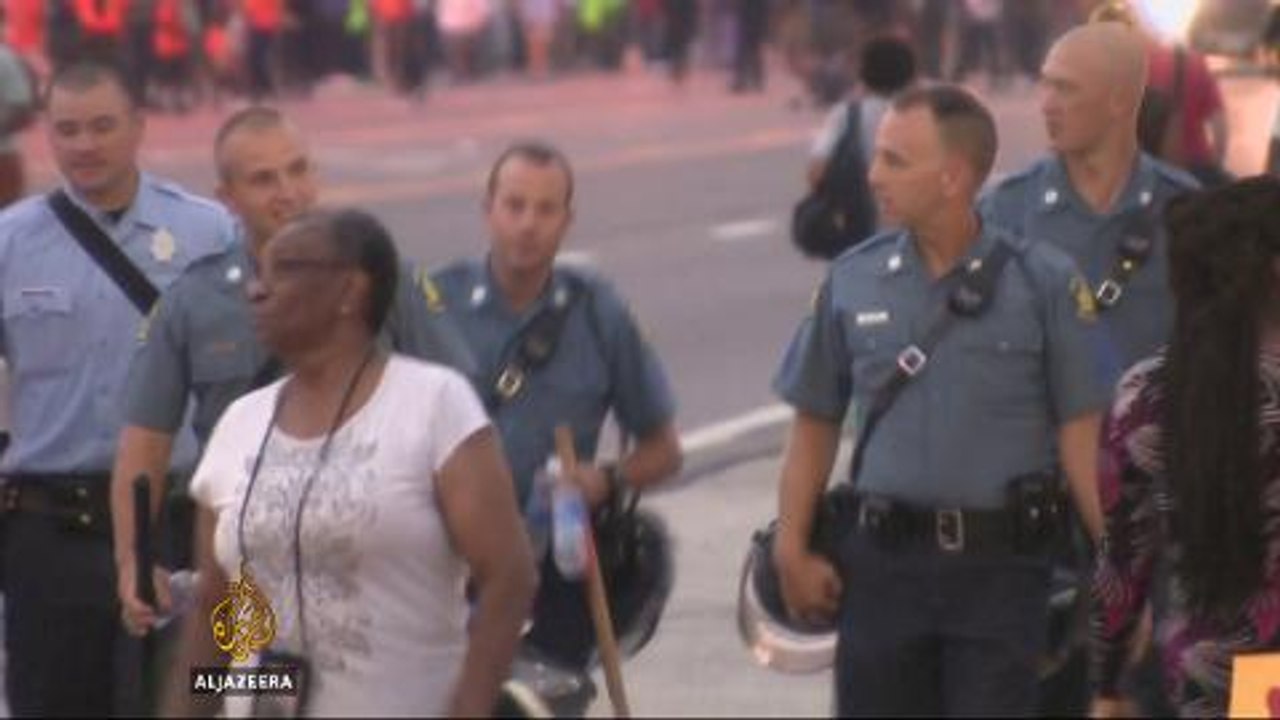 Ferguson community members demand change