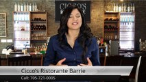 Cicco's Ristorante Barrie Barrie AmazingFive Star Review by copperpotscat ..