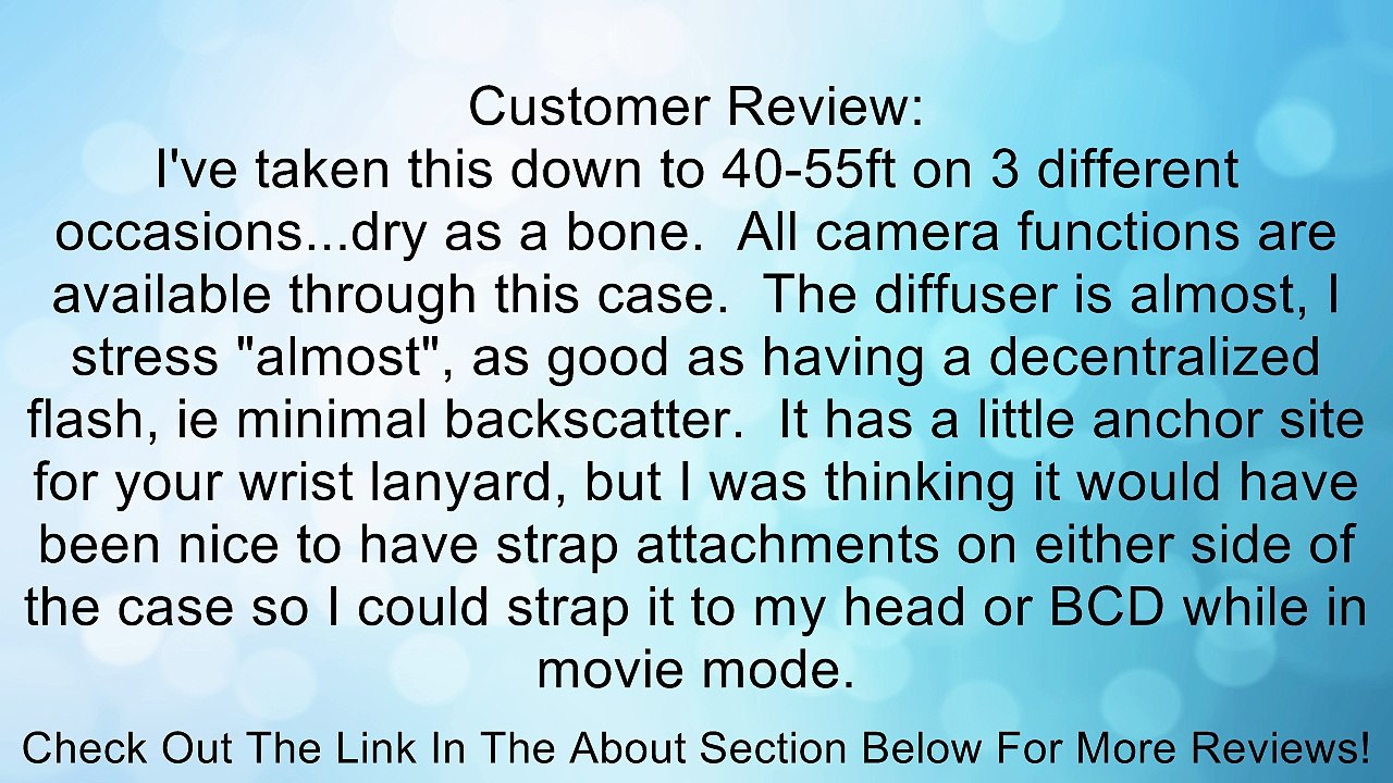 Panasonic DMW-MCTZ7  Marine Case for Lumix Cameras (White/Clear) Review