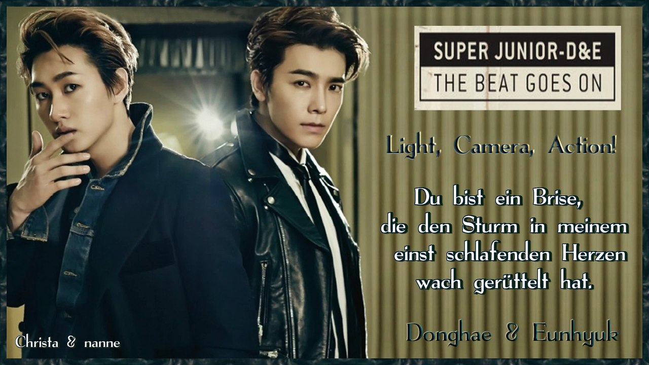 Super Junior D&E - Light, Camera, Action! k-pop [german Sub] First Album The Beat Goes On