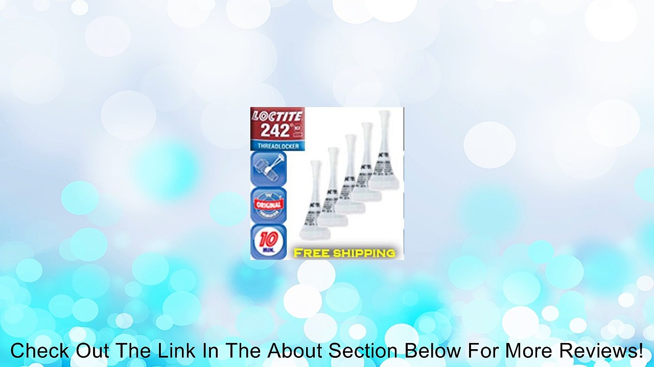 5-Pack Loctite 242 Multi-Purpose Medium-Strength Threadlocker Small-Jobs 1/2ml Review