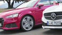 Mercedes A-Class y el Audi A3 (2018)