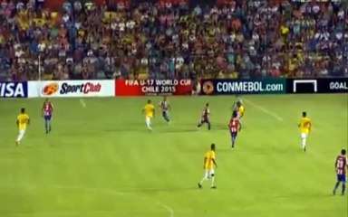 Brasil vs Paraguay 2-2 Suramericano Sub 17 Paraguay 2015
