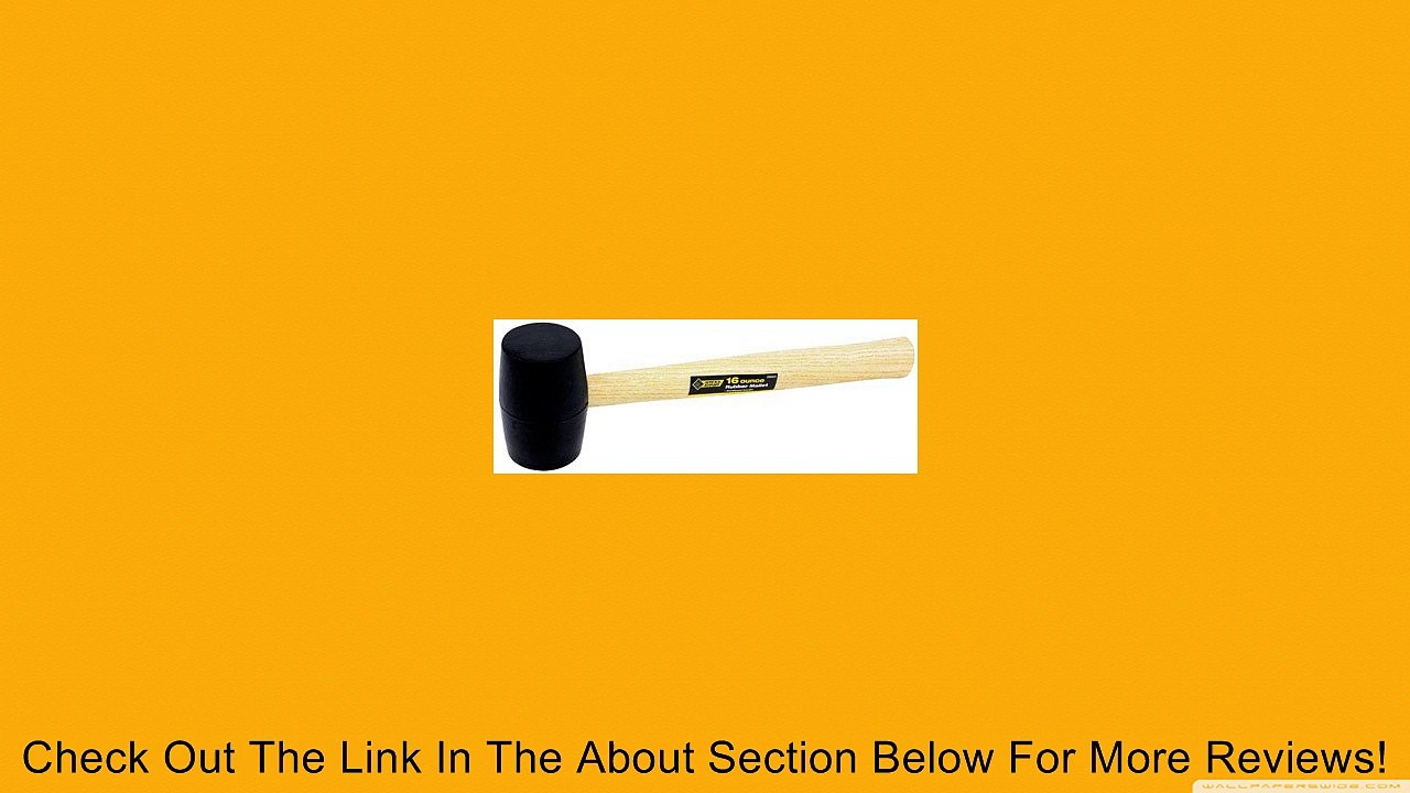 General Tech Intl 2259323 "Steelgrip" Rubber Mallet 16 Oz Review