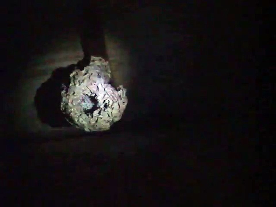 Hornet's nest BB shooting game in the ruins 2 (beehive bomb fire works video movie)