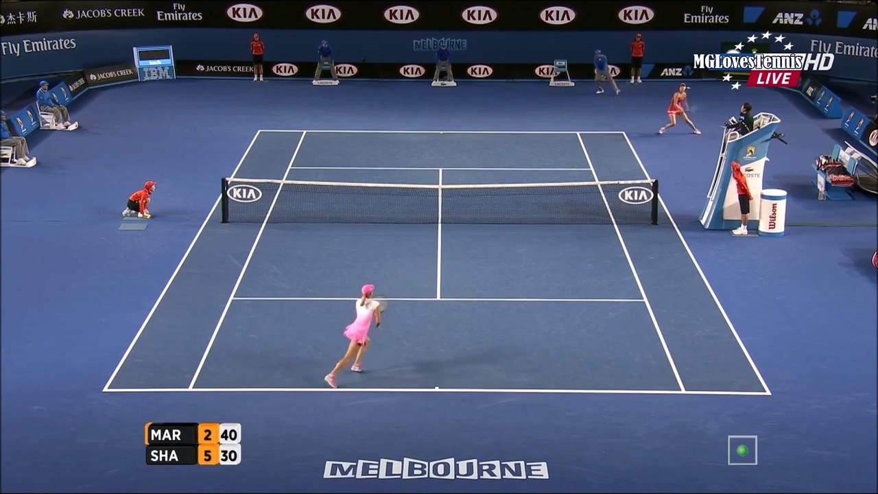 Petra Martic vs Maria Sharapova Australian Open 2015 Highlights