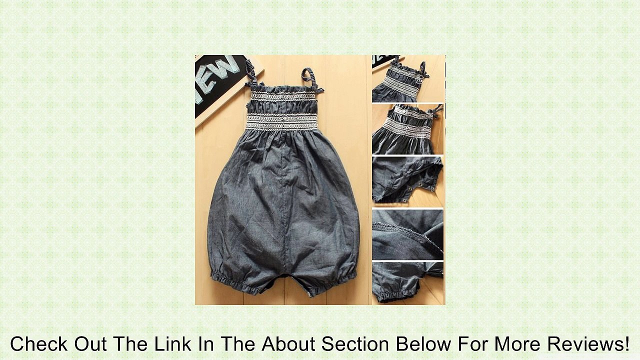 Zehui Girls Cowboy Straps Siamese Shorts Romper (1 Piece) Review