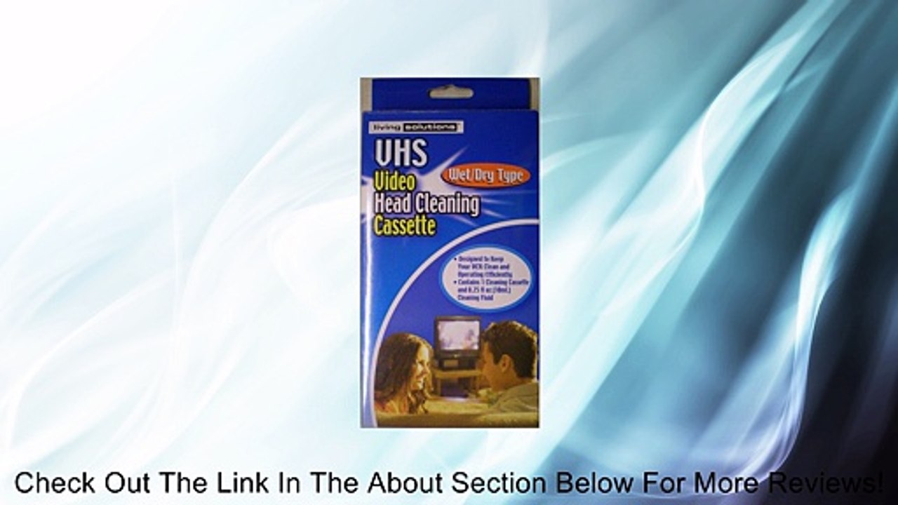 VHS Video Head Cleaning Cassette (wet / dry) Review