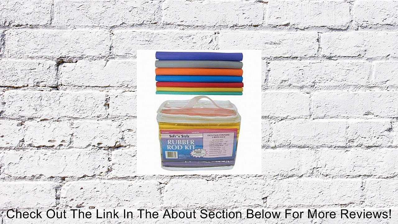Soft 'N Style 60 Piece Rubber Rod Set Review