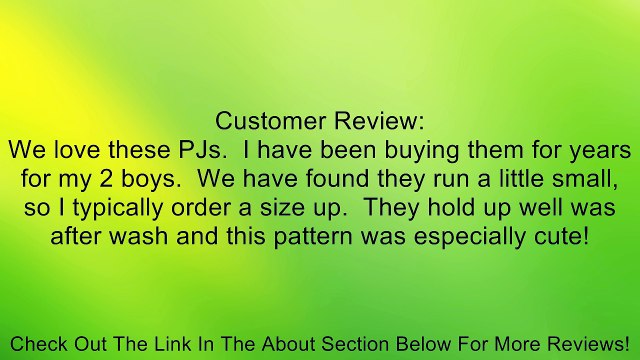 Carter's Little Boys' 4 Piece Print PJ Set (Toddler/Kid) - Moustache Review