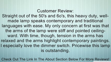 ORE 5 Arc Floor Lamp, Satin Nickel Review