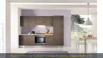 CAGLIARI,    CUCINA MODERNA LINEARE METRI 2,55 RIF. FUNKY  EURO 1.350