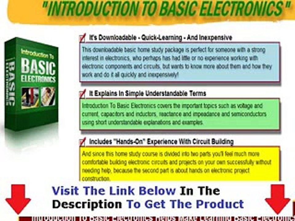Introduction To Basic Electronics Reviews Bonus + Discount