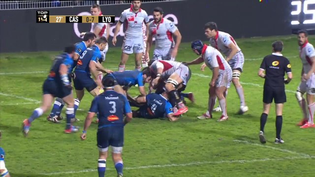 TOP14 - Castres-Lyon: 23-20 - J19 - Saison 2014/2015