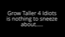 Grow Taller 4 Idiots Free Review - How to get taller using the grow taller 4 idiots pdf