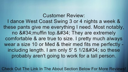 Adult Roll Waist Jazz Pant,D1048 Review