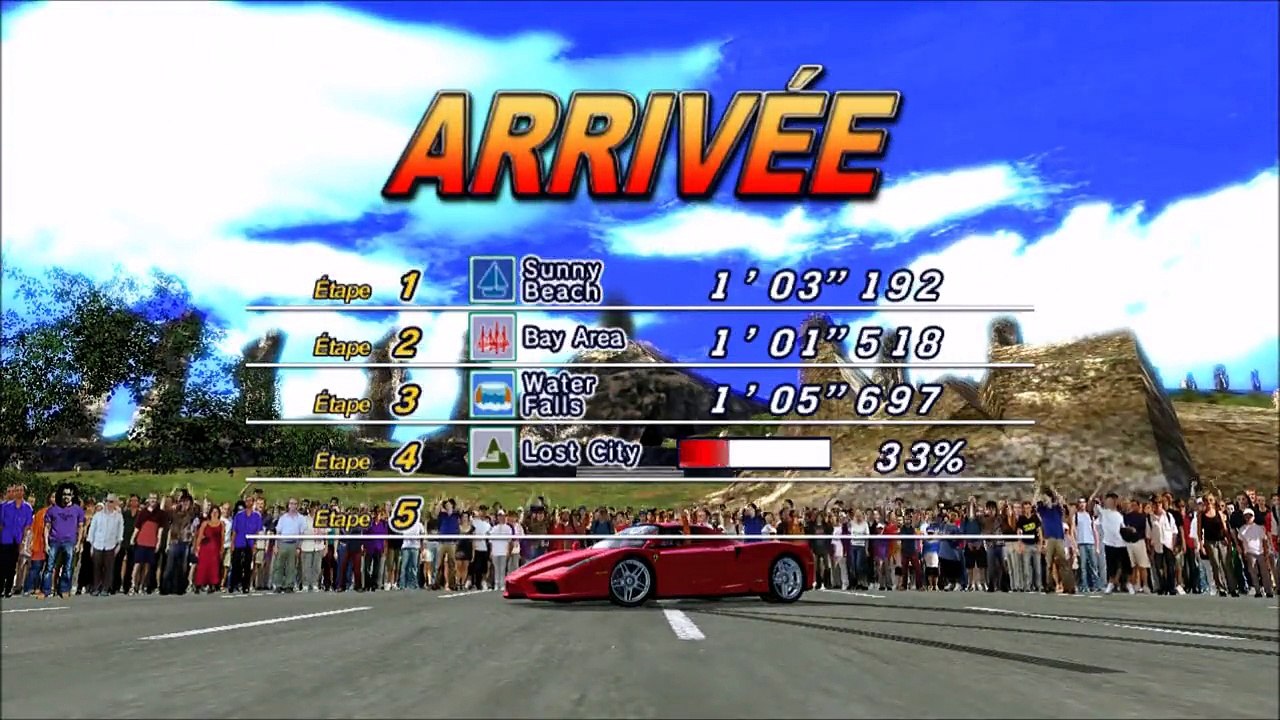 OutRun Online Arcade - Vidéo Re Découverte - Xbox 360 (Tout les parcours)