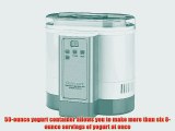 Cuisinart CYM-100 Electronic Yogurt Maker with Automatic Cooling White
