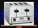 Waring Commercial WCT805B Heavy Duty Stainless Steel 208-volt Toaster with 4 Slots