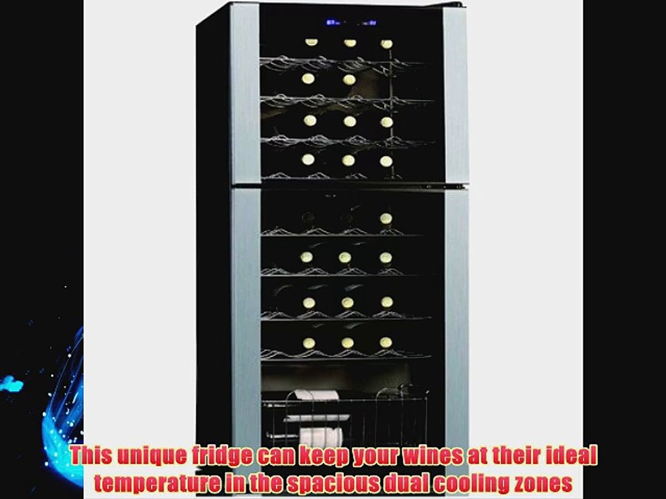 45 Bottle Dual Zone Thermoelectric Wine Refrigerator