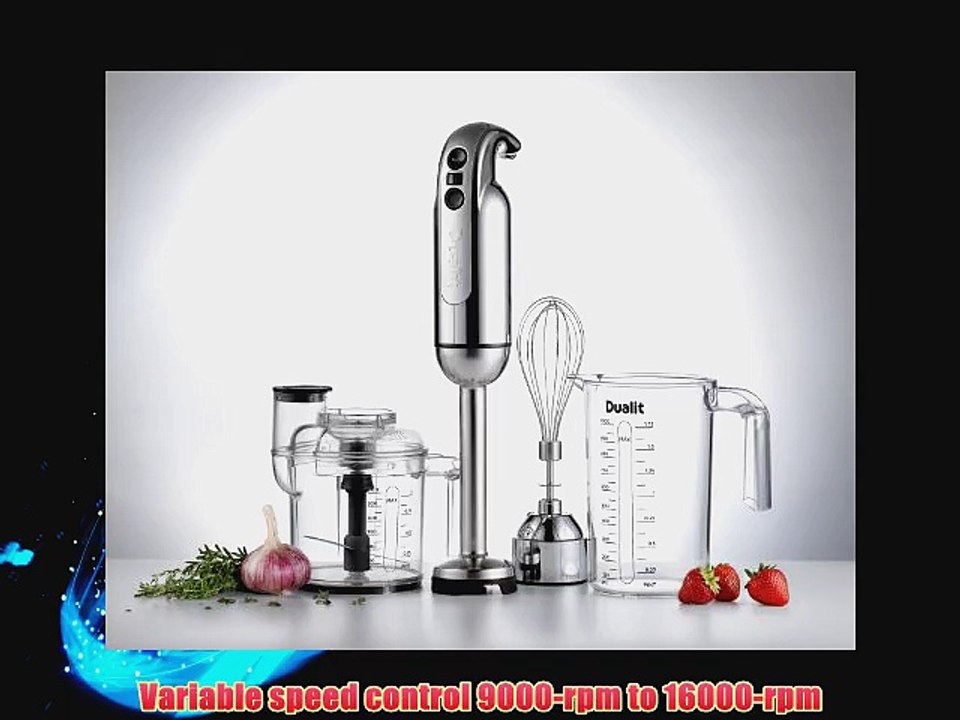 Dualit Immersion Blender with Accessory Kit Chrome