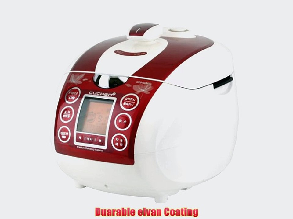 Cuchen Rice Cooker WPS-G1011LUS (RED COLOR)