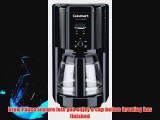 Cuisinart DCC-1000BK Filter Brew 12-Cup Programmable Coffeemaker Black