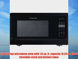 Frigidaire FFCE1638LB 1100-watt Countertop Microwave 1.6 Cubic Feet Black