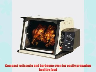 Ronco ST3001SSGEN Showtime Compact Rotisserie and Barbeque Oven Stainless Steel