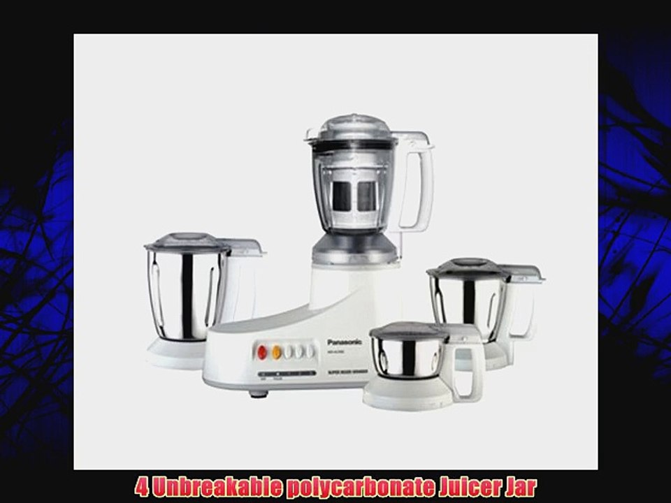 Panasonic MX-AC400 3 JAR Mixer Grinder (OVERSEAS USE ONLY) 220 to 240-volt