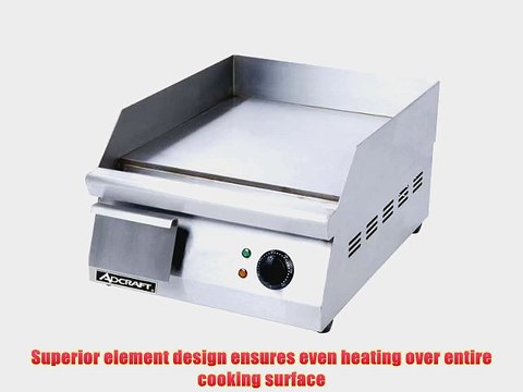 Adcraft GRID-16 Commercial 16 Flat Grill New Griddle 120V Stainless