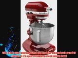 KitchenAid Pro 450 Series 4-1/2-Quart Stand Mixer Empire Red