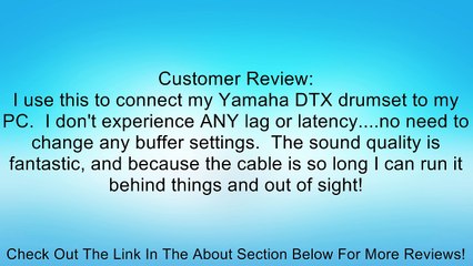 Planet Waves Midi Cable, 20 feet Review