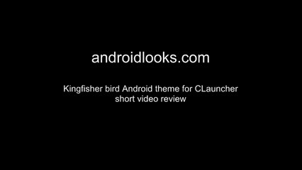 Kingfisher Bird - Amazing Android Smartphone Theme