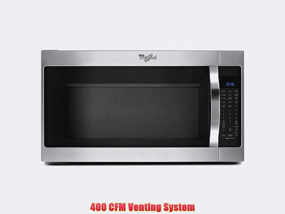 Whirlpool WMH53520CS 2.0 Cu. Ft. Stainless Steel Over-the-Range Microwave