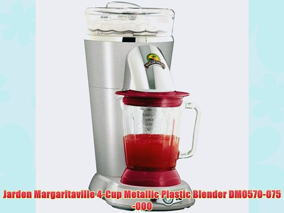 Jarden Margaritaville 4-Cup Metallic Plastic Blender DM0570-075-000