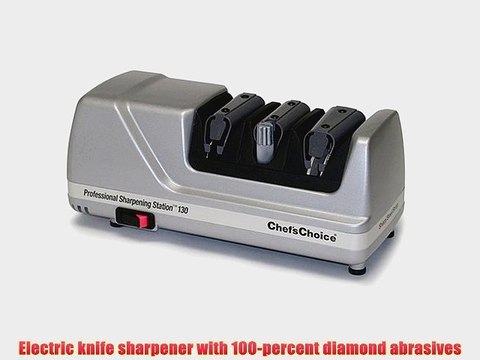 Chef's Choice 130 Professional Knife-Sharpening Station Platinum