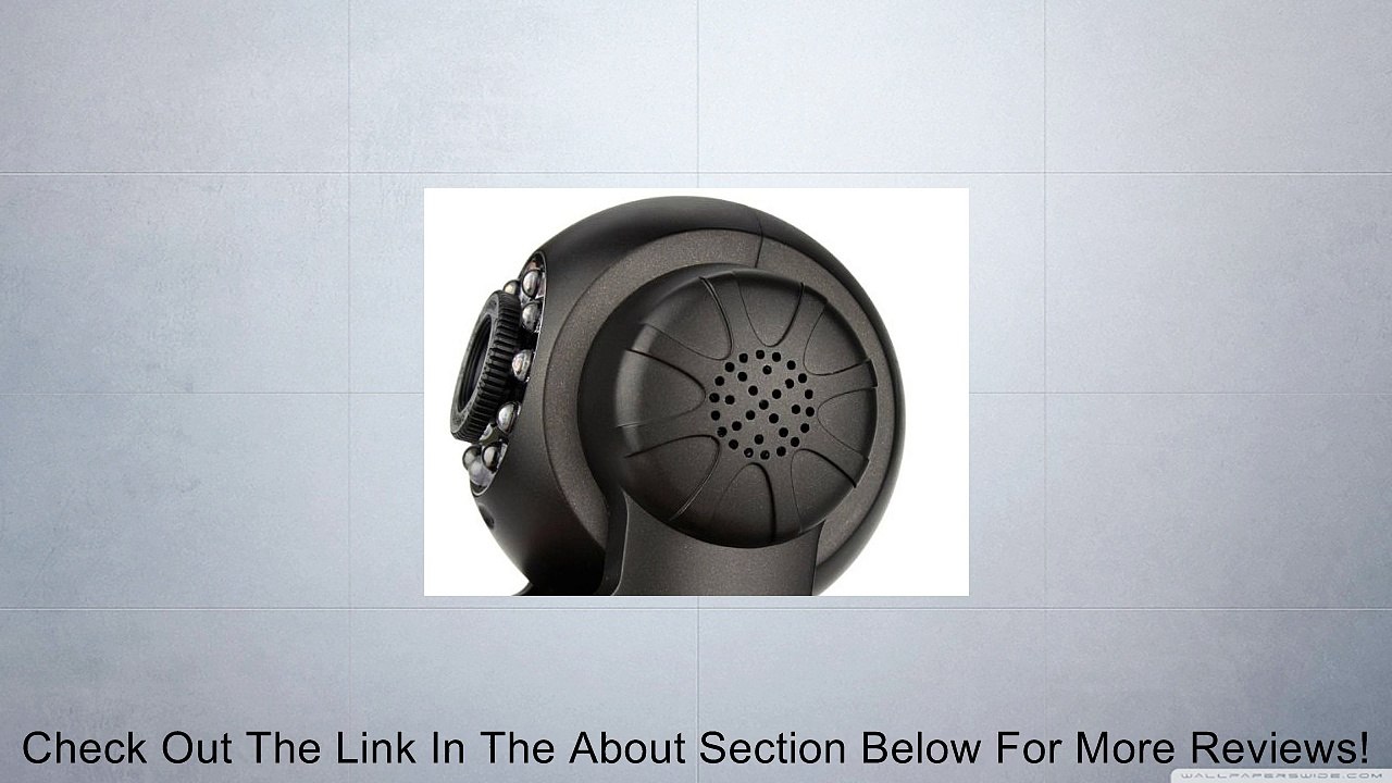 HooToo HT-IP206 Wired/Wireless Network IP Camera, P/T Pan 270�(Size-to-Size) & Tilt 120�(Up-and-Down), Antenna & Adjustable Mounting Bracket, Two-Way Audio Communication, Day/Night Functionality(Up to 10 IR Illuminators), Intruder Alarm Capabilities, 15 D