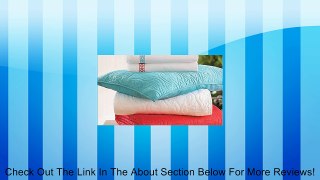 Trina Turk Santorini Turquoise Blue Standard Quilted Sham Review