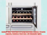 Liebherr HWS-1800 Built-in Integrated Wine Cabinet 18 bottle capacity Stainless Steel door