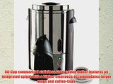 Focus Foodservice 57060 Regalware Commercial Stainless Steel Coffeemaker with One-Hand Dispensing