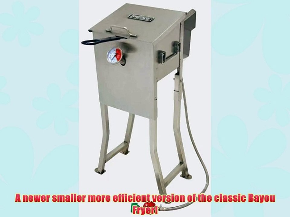 Bayou Classic 700-725 2.5 Gallon Bayou Fryer Stainless Steel