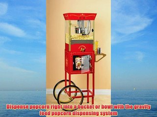 Nostalgia Electrics CCP810 Vintage Collection 8-Ounce 59 Dispensing Popcorn Cart