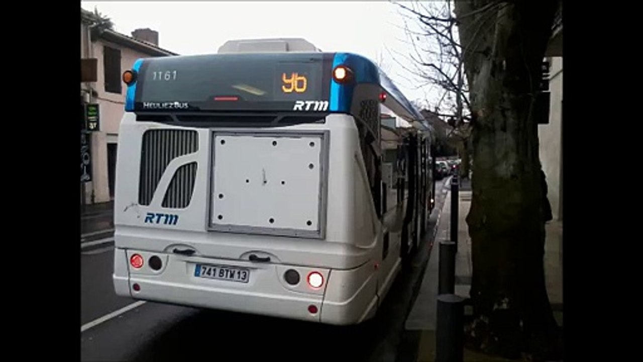 [Sound] Bus Heuliez Bus Access'Bus GX 327 n°1161 de la RTM - Marseille sur la ligne 96
